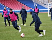 Фоторепортаж с предыгровой тренировки «Иртыша»