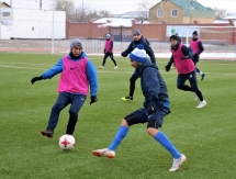 Фоторепортаж с предыгровой тренировки «Иртыша»