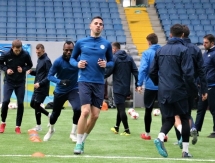 Фоторепортаж с предыгровой тренировки «Иртыша» в Астане