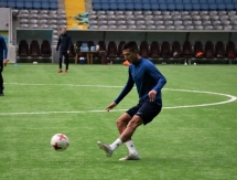 Фоторепортаж с предыгровой тренировки «Иртыша» в Астане