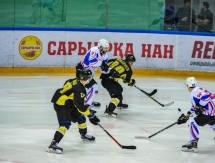 Фоторепортаж с матча ВХЛ «Сарыарка» — «Ценг Тоу» 4:3 Б