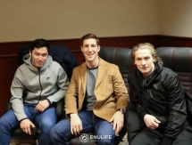 Хоккеисты «Барыса» побывали в гостях у ЕНУ имени Гумилёва