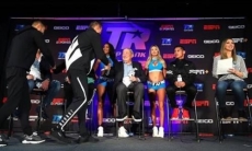 Алимханулы провел пресс-конференцию перед вторым боем в США