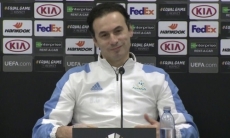 Видео предматчевой пресс-конференции Бабаяна и Муртазаева игры Лиги Европы «Астана» — «Яблонец»