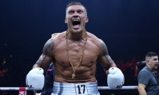 Усик — Белью: видео тяжелого нокаута в титульном бою в весе Шуменова