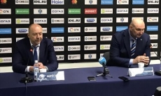 Видео послематчевой пресс-конференции игры КХЛ «Сибирь» — «Барыс» 1:2 ОТ