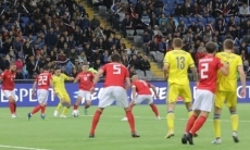Завершился первый тайм матча Лиги наций Грузия — Казахстан