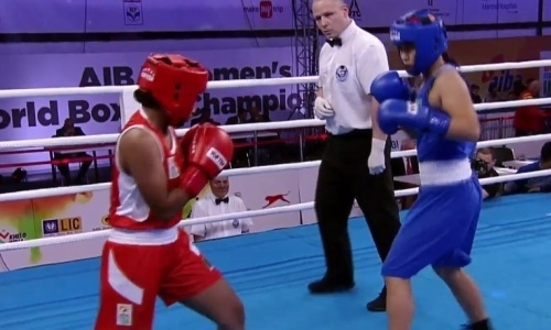 Казахстанская боксерша провела бой с нокдауном на чемпионате мира