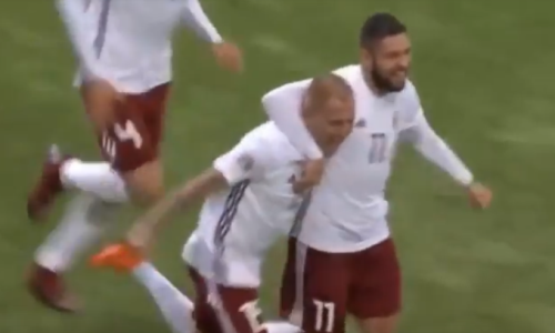 Видео голов матча Лиги наций Казахстан — Латвия 1:1