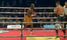 Видео титульного боя Гвоздик — Стивенсон с ярким нокаутом в весе Ахмедова