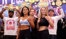 Работающая с промоутером Головкина абсолютная чемпионка мира прошла взвешивание перед боем в США