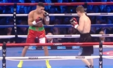 Видео боя казахстанца с 11 нокаутами и побившего Елеусинова чемпиона мира