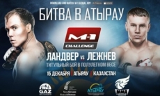 Стал известен полный файткард турнира M-1 Challenge в Атырау с участием казахстанцев