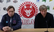 Видео послематчевой пресс-конференции игр чемпионата РК «Арлан» — «Астана» 5:2, 6:3