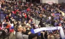 Видео восторженной реакции болельщиков в Канаде на шайбу сборной Казахстана в ворота Словакии