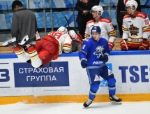 Фоторепортаж с матча КХЛ «Барыс» — «Куньлунь РС» 1:3