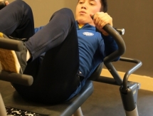 Фоторепортаж с тренировки «Иртыша» в тренажерном зале на УТС в Турции