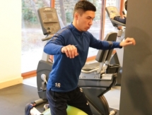 Фоторепортаж с тренировки «Иртыша» в тренажерном зале на УТС в Турции