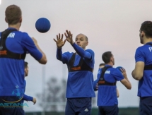 Появились фото с первой тренировки «Астаны» в 2019 году