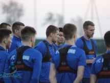 Появились фото с первой тренировки «Астаны» в 2019 году