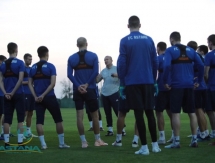 Появились фото с первой тренировки «Астаны» в 2019 году