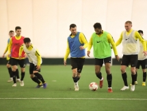 Фоторепортаж с тренировки «Кайрата» в Алматы