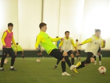 Фоторепортаж с тренировки «Кайрата» в Алматы