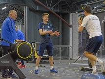 Фоторепортаж с тренировки «Ордабасы» в тренажерном зале