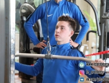 Фоторепортаж с тренировки «Ордабасы» в тренажерном зале на УТС 