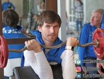 Фоторепортаж с тренировки «Ордабасы» в тренажерном зале на УТС 