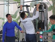 Фоторепортаж с тренировки «Ордабасы» в тренажерном зале на УТС 