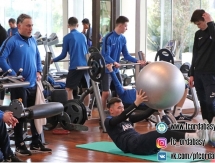 Фоторепортаж с тренировки «Ордабасы» в тренажерном зале на УТС 