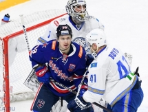 Фоторепортаж с матча КХЛ СКА — «Барыс» 3:2 Б