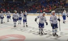 Видео реакции игроков «Барыса» на первую победу в 2019 году