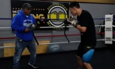 Алимханулы продолжает подготовку к возвращению на ринг 