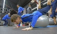 Фоторепортаж с тренировки «Ордабасы» в тренажерном зале