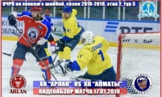 Видеообзор матча чемпионата РК «Арлан» — «Алматы» 2:1 ОТ