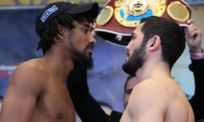 Андраде и Акавов прошли взвешивание перед боем за титул чемпиона мира в весе Головкина