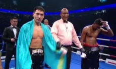 Алимханулы представил видеоанонс своего боя в андеркарде Ковалева