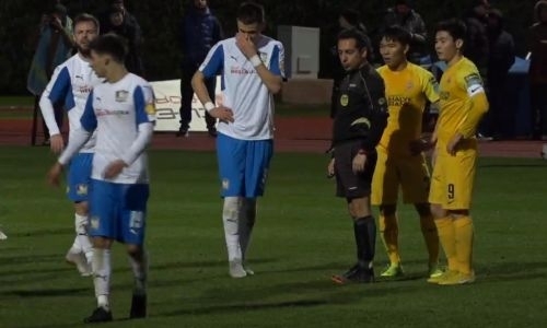 «Кайрат» проиграл первый тайм, но выиграл матч у сельского клуба