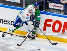 Фоторепортаж с матча КХЛ «Салават Юлаев» — «Барыс» 2:3 ОТ