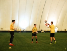 Тренер вратарей основы «Кайрата» провел тренировку с юниорами