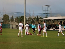 Фоторепортаж с товарищеского матча «Иртыш» — «Септември» 0:1