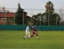 Фоторепортаж с товарищеского матча «Иртыш» — «Септември» 0:1