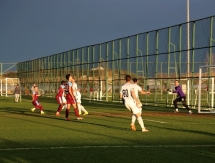 Фоторепортаж с товарищеского матча «Иртыш» — «Септември» 0:1