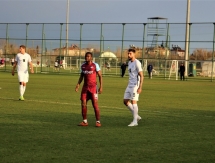 Фоторепортаж с товарищеского матча «Иртыш» — «Септември» 0:1