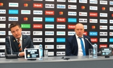 Видео послематчевой пресс-конференции игры КХЛ «Барыс» — «Йокерит» 8:2