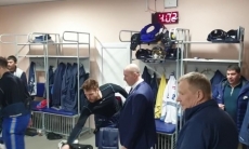 Видео из раздевалки «Барыса» после победы над «Салаватом Юлаевым»