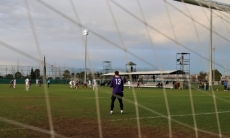 Фоторепортаж с товарищеского матча «Иртыш» — «Септември» 0:1