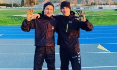 Казахстанский боксер продолжает подготовку к бою в андеркарде у Гвоздика